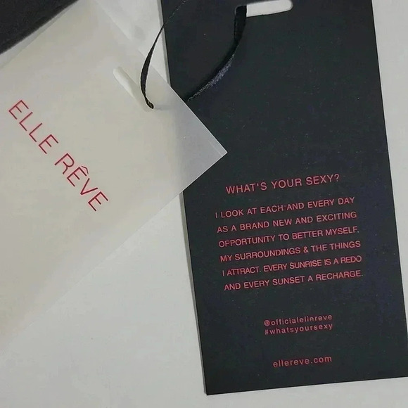 Elle Reve Peace Bodysuit Black/ Taupe - Picture 5 of 12